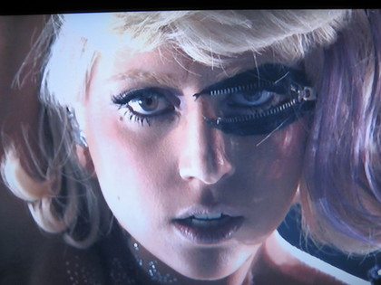 Zipper eyes were just one fierce facet of Lady Gaga's performance, 